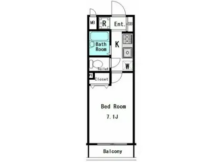 菱和パレス大塚(1K/3階)の間取り写真