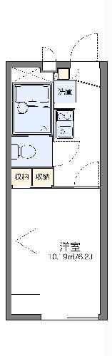 レオパレスファーレIV(1K/2階)の間取り写真