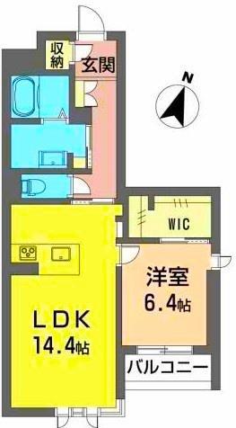 ヴィレッティーナ(1LDK/3階)の間取り写真
