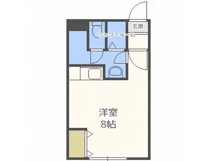 キャスティ86(ワンルーム/2階)の間取り写真