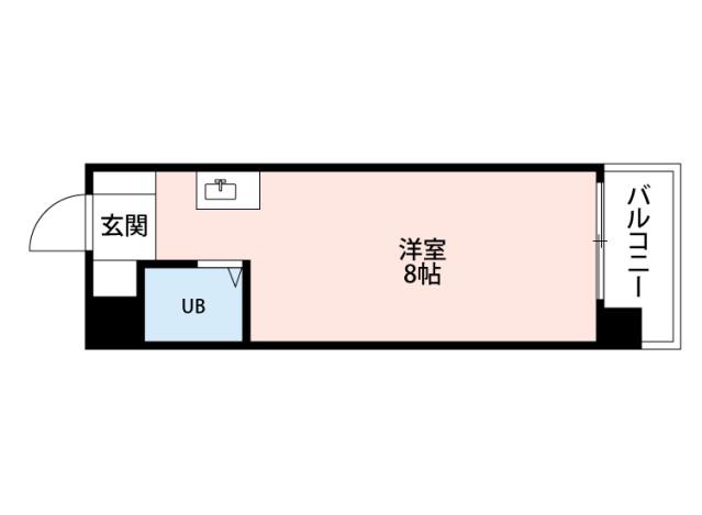 シャルム石井(ワンルーム/5階)の間取り写真