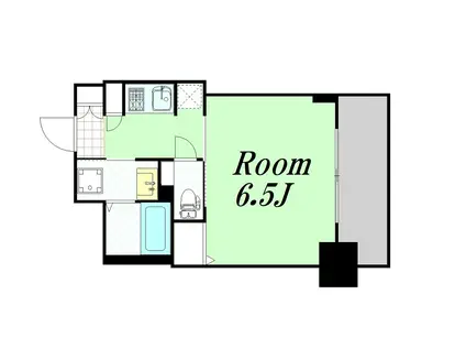 アクアプレイス梅田5(1K/8階)の間取り写真