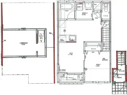 サウステラス(1SLDK/2階)の間取り写真