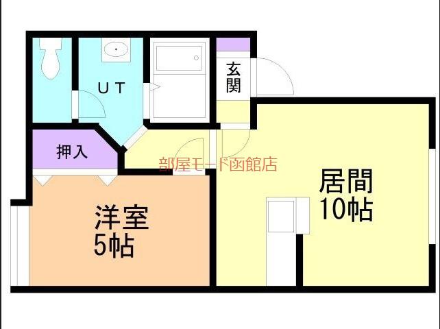SUN RISE桔梗(1LDK/1階)の間取り写真