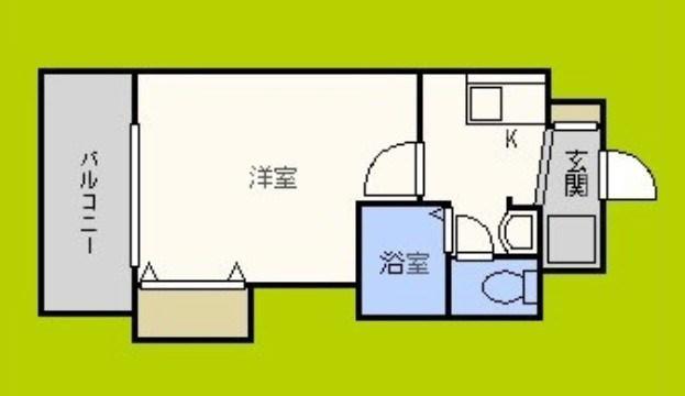 Mプラザ長堀弐番館(1K/6階)の間取り写真