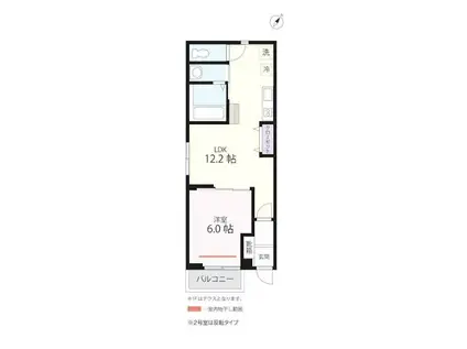 QUIET CRAB HOUSE MIX弘明寺(1LDK/2階)の間取り写真