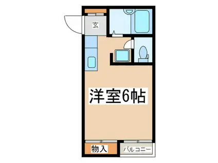 YS向ヶ丘(ワンルーム/2階)の間取り写真