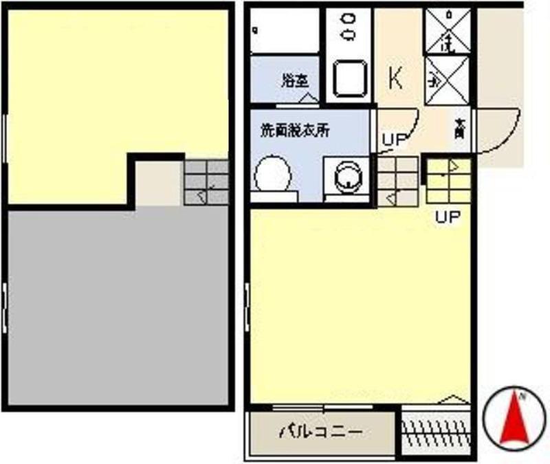 アネックス宮町(1K/1階)の間取り写真