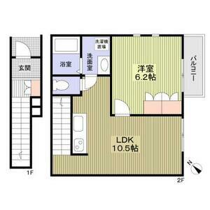 FOREST MAISON PLAISIR(1LDK/2階)の間取り写真