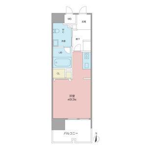 高畑T-2マンション(ワンルーム/2階)の間取り写真
