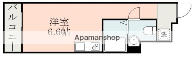 YOU CORT TANIYAMA(ワンルーム/8階)の間取り写真