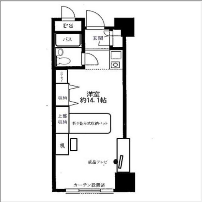 メゾン大塚(ワンルーム/6階)の間取り写真