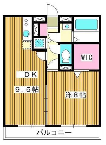 リバレイン浮間 I(1LDK/2階)の間取り写真