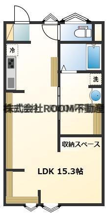 ENSIAIII(1LDK/1階)の間取り写真