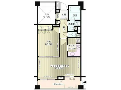 クラッサ成城(1LDK/3階)の間取り写真