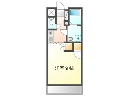 コンフォート西川館(1K/3階)の間取り写真