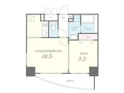 ESPERANZA AZABU(1LDK/6階)の間取り写真