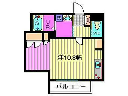 MY STYLE VINTAGE 浦和南(ワンルーム/3階)の間取り写真