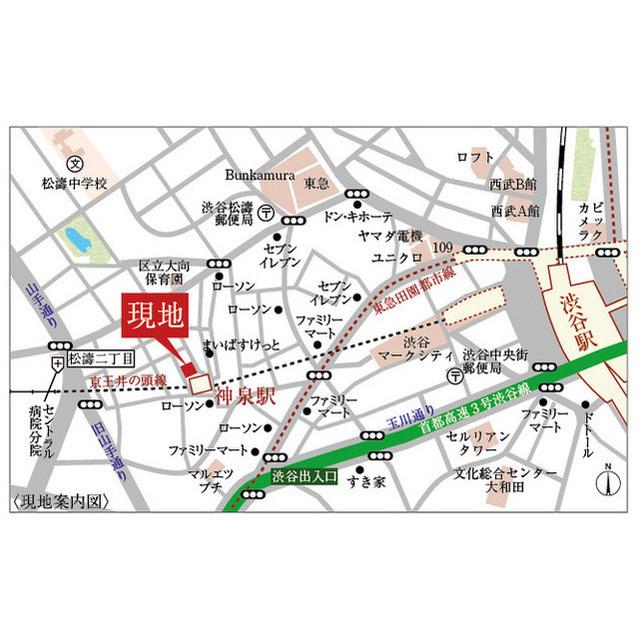 グランディール渋谷神泉(1K/3階)の間取り写真