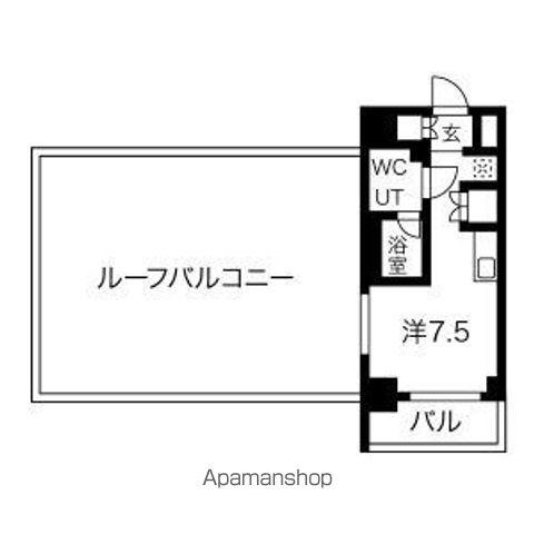 クラリッサ横浜フロード(ワンルーム/10階)の間取り写真