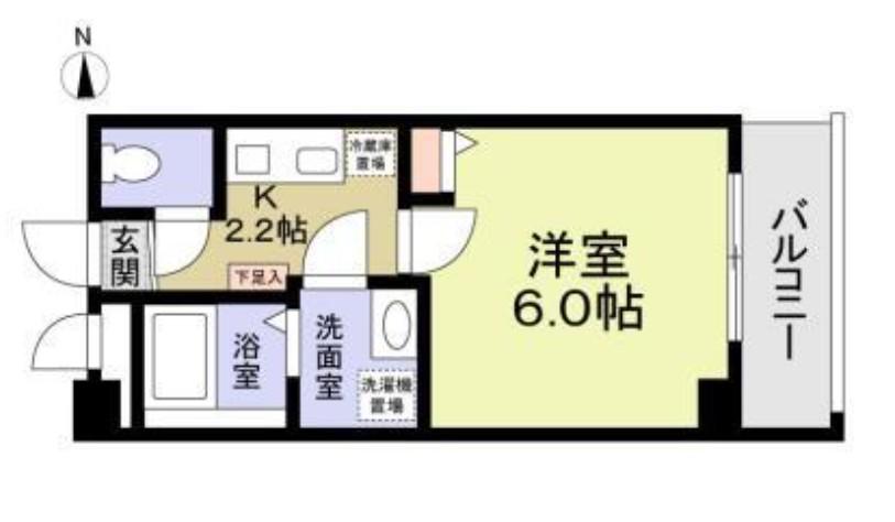 パルトネール井荻(1K/2階)の間取り写真
