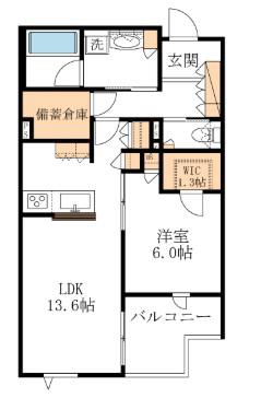 ルマセラ(1LDK/3階)の間取り写真