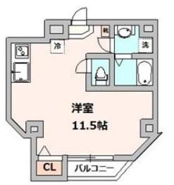 東京メトロ日比谷線 三ノ輪駅 徒歩7分 8階建 築7年(ワンルーム/5階)の間取り写真