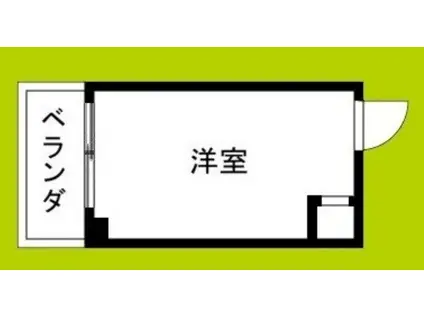 コミューズ新大阪(ワンルーム/9階)の間取り写真