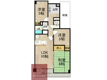 DO 鶴見(3LDK/8階)の間取り写真