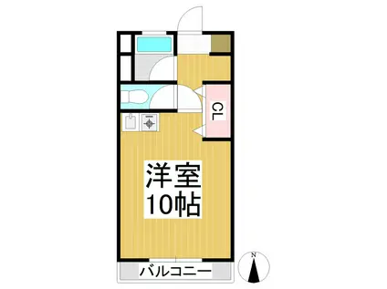 サンマルコ今井(ワンルーム/1階)の間取り写真