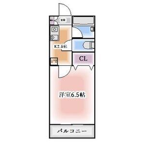 コーポサカエII(1K/3階)の間取り写真