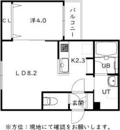 フェーラシュヴァル元町(1LDK/1階)の間取り写真