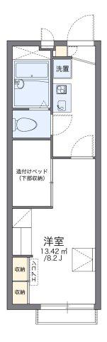 レオパレス清浪舎(1K/2階)の間取り写真