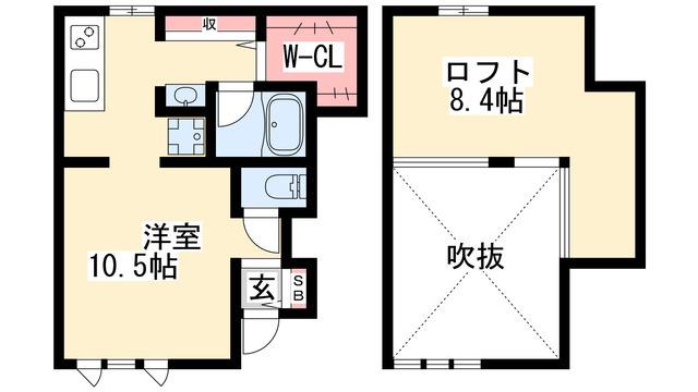 コレクション本郷(ワンルーム/1階)の間取り写真