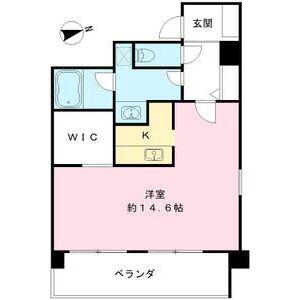 メゾン ド オーキッド(ワンルーム/9階)の間取り写真