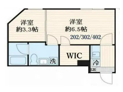 ALATO新宿御苑 アラト新宿御苑(2K/4階)の間取り写真