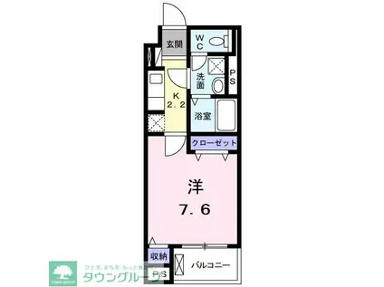 エクセルコート(1K/5階)の間取り写真