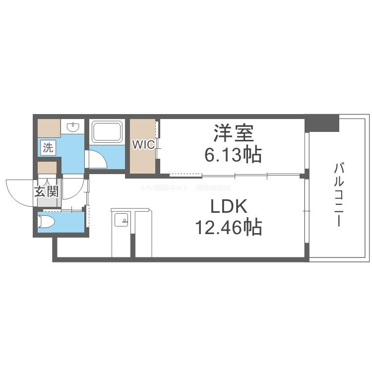 プレジオ御幣島ASIAN(1LDK/7階)の間取り写真