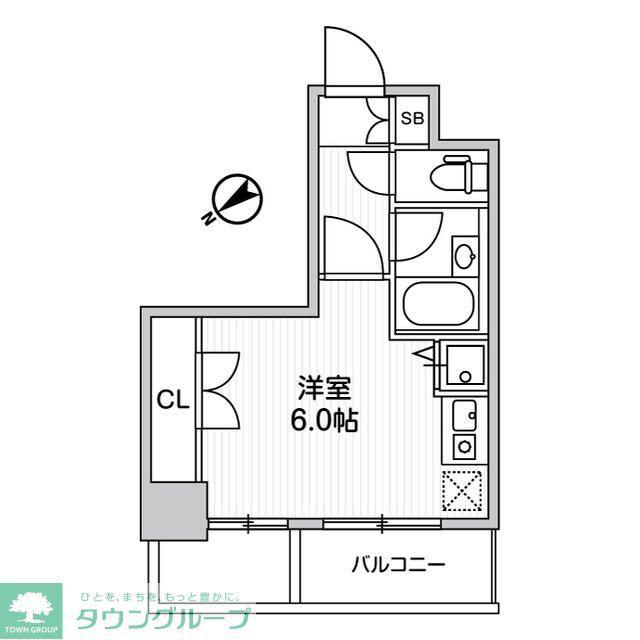 アパートメンツ練馬北町(ワンルーム/4階)の間取り写真
