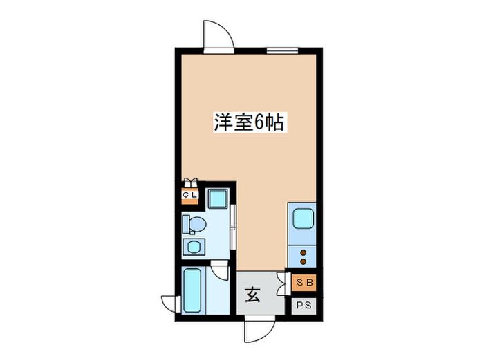 FARE住吉III(ワンルーム/4階)の間取り写真