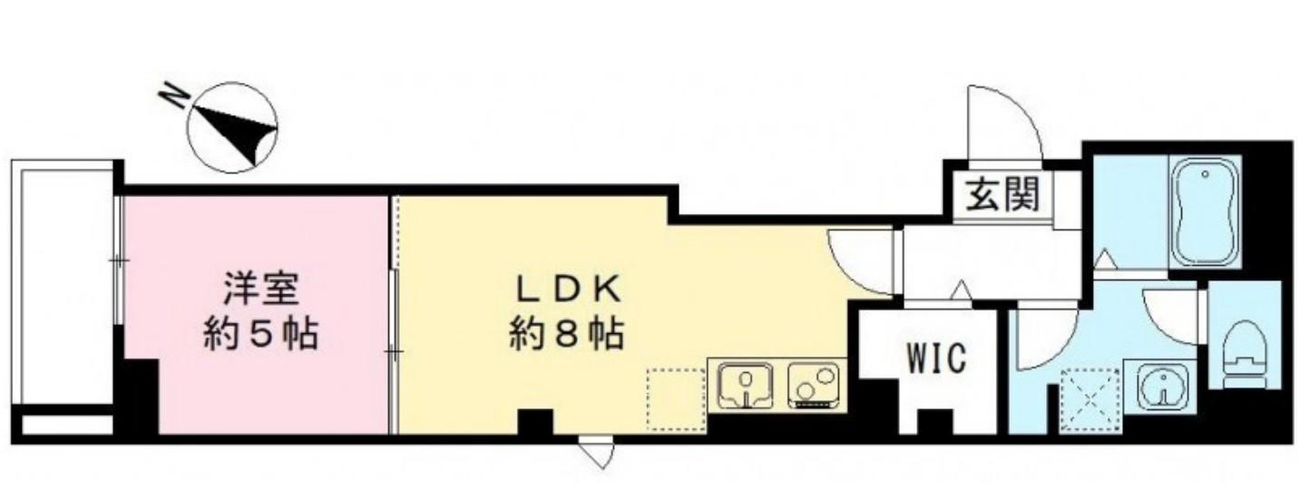 ラ フレーズ(1LDK/2階)の間取り写真
