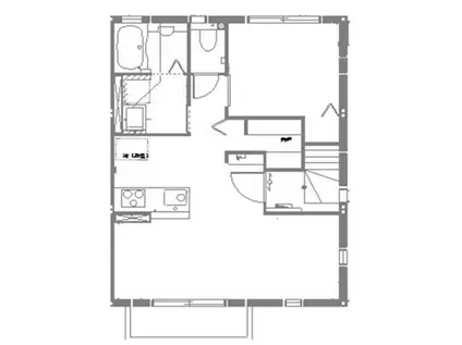 ラルーナ(1LDK/2階)の間取り写真