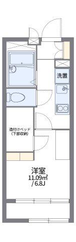 レオパレスオトーヌ(1K/2階)の間取り写真