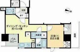 ザ・ライオンズ定禅寺タワー(1LDK/6階)の間取り写真