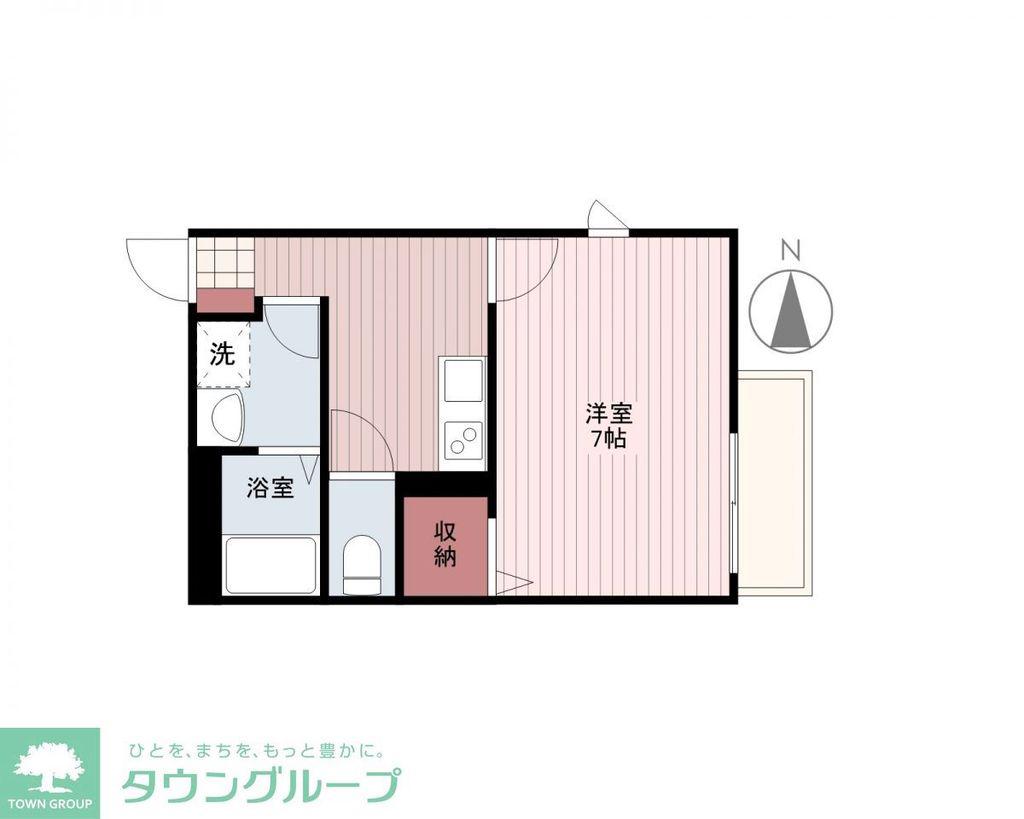 LA・MAISON M(1K/3階)の間取り写真