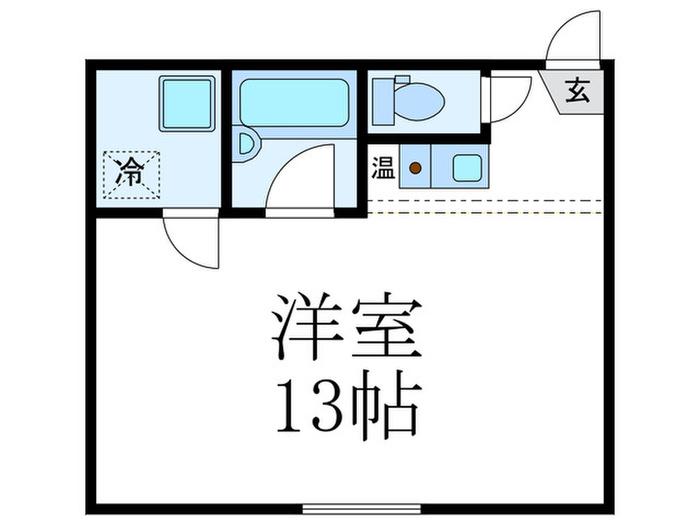 ヴィラノムラビル(ワンルーム/3階)の間取り写真