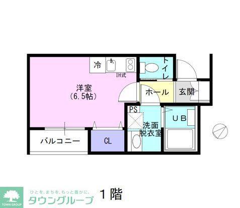 サラブレッドIII(ワンルーム/1階)の間取り写真