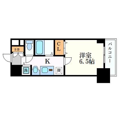 プレサンス 名古屋STATIONアライブ(1K/11階)の間取り写真