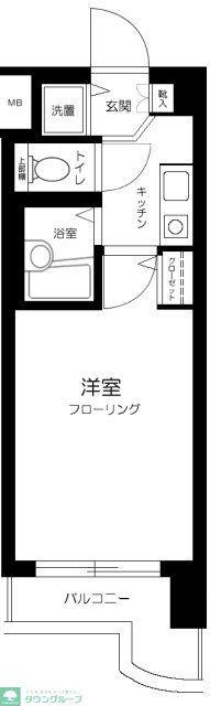 フェニックス下落合(1K/8階)の間取り写真