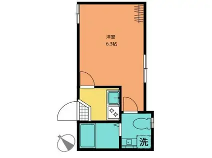 BELLE VIE 亀有(1K/2階)の間取り写真